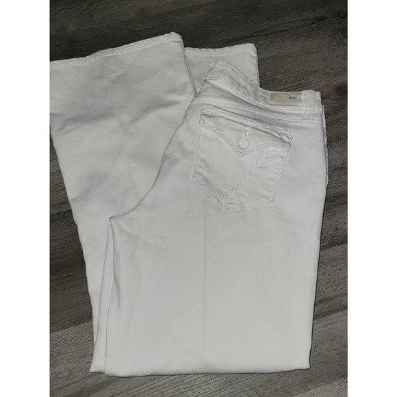 Fade to Blue White Bootcut Jeans Size 16 - Picture 1 of 6